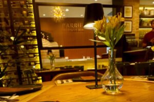 Vista do salão da Carrieri Pizzeria